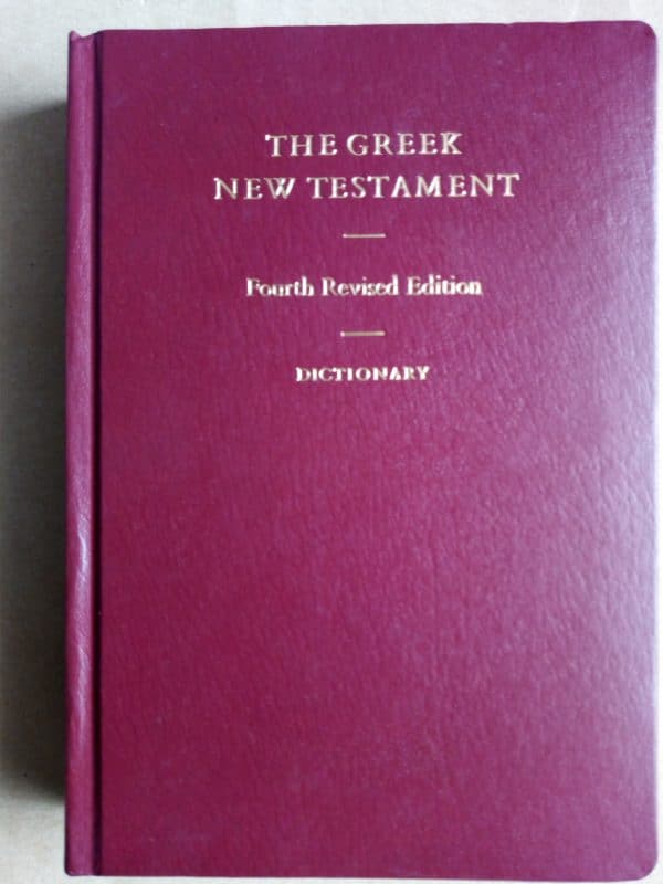 Nouveau Testament Grec et Dictionnaire
